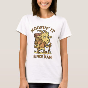 Camisa de Dança de Cabra Engraçada – Caminhando co