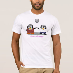 Camisa De Dança De Desco De Pinguins