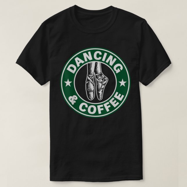 Camisa de dança e café (Frente do Design)