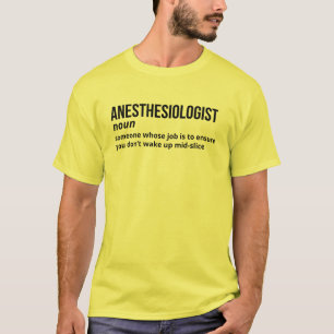 Camisa De Definição De Anestesiologista Inteligent