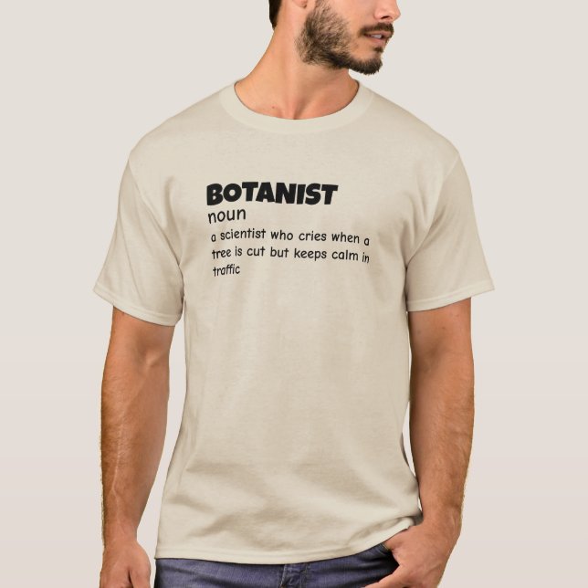 Camisa de Definição de Biologia Vegetal (Frente)