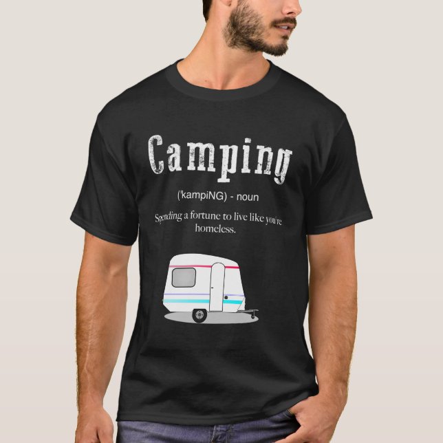 Camisa de Definição de Camisa Engraçada Campa Long (Frente)