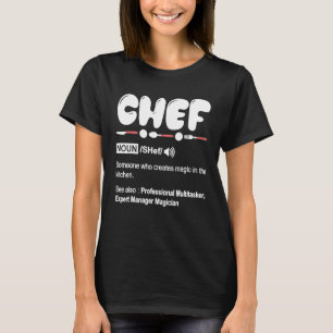 Camisa De Definição De Chef - Cozinhar Engraçado D