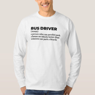 Camisa de Definição do Operador de Ônibus Escolar