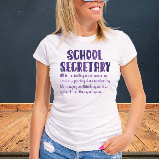 Camisa de Definição do Secretário de Escola (Criador carregado)