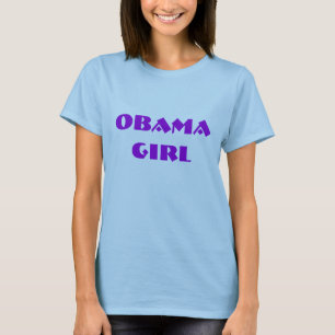 Camisa de DEMOCRATA t da MENINA de OBAMA