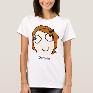 Camisa de Derpina Meme (vermelho)