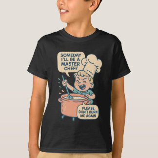 Camisa de Desenho Animado do Chefzinho Engraçado -