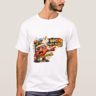 Camisa de desenho animado engraçado meme "Bro That