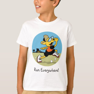 Camisa de desenho animado infantil