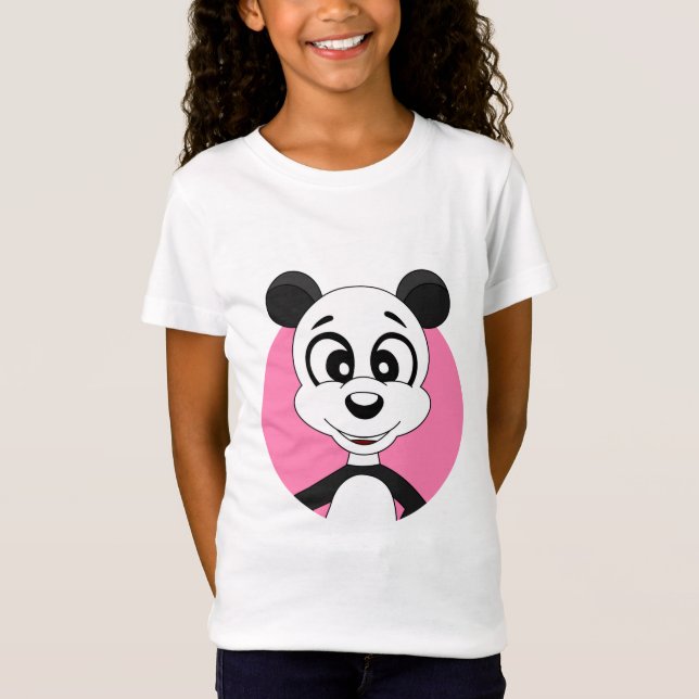 Camisa de desenho animado Panda (Frente)