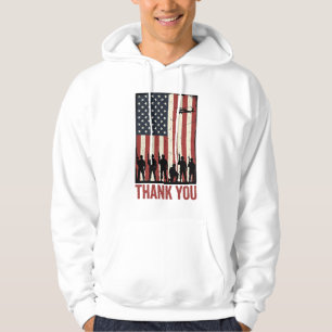 Camisa de Desenho de Bandeira Americana Militar Ob