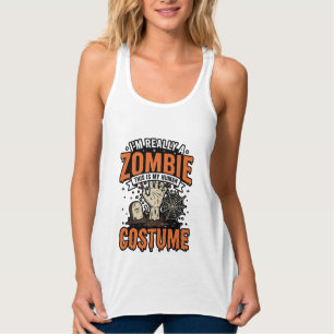 Camisa de Desenho de Fantasia de Zumbi Vintage par