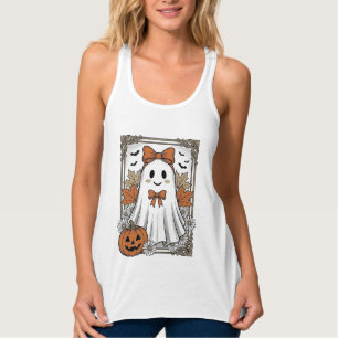 Camisa de Desenho de Fantasma de Halloween Fofo Vi