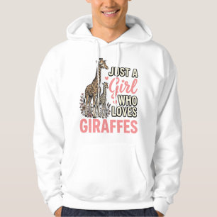 Camisa de Desenho de Girafa Vintage para Meninas A