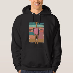 Camisa de desenho de gravura de chiclete de girafa