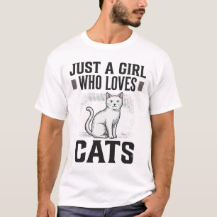 Camisa de Desenho de Gravura Vintage de Garota Ama
