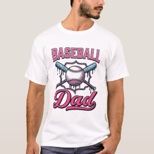 Camisa de desenho de gravura vintage de pai de bei