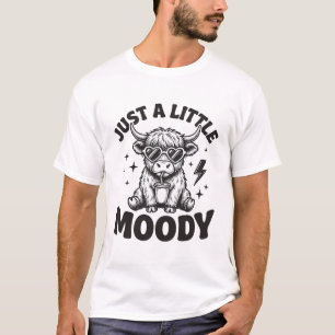 Camisa de desenho de gravura vintage de vaca das T