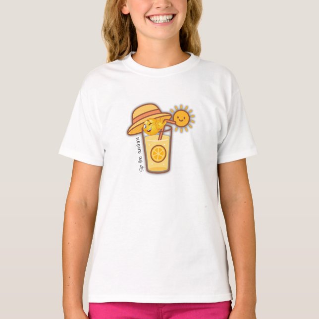 Camisa de desenho para limonada de verão - Chapéu  (Frente)