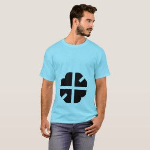 Camisa de design criativa com simples sinal