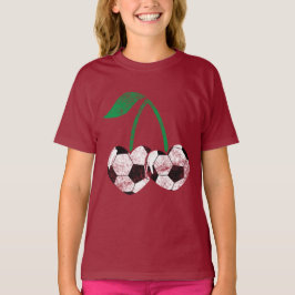 Camisa de design de cereja de futebol da Trendy co