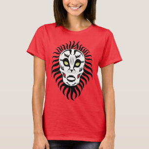 Camisa de Design de Crânio de Cat Themed