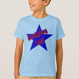 Camisa de Design de Garoto Bonito de Aniversário