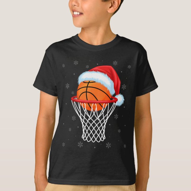 Camisa de Design de Natal de Basquetebol Basqueteb (Frente)