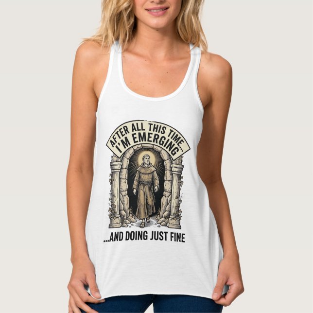Camisa de design gráfico de humor de caverna vinta (Frente)