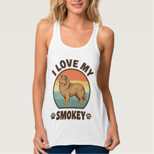 Camisa de design vintage de cão Smokey Sheltie Sun