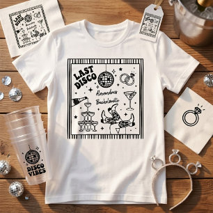 Camisa de despedida de solteira retro Last Disco