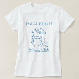 Camisa de Despedida de Solteira Retro Luxo Beach S