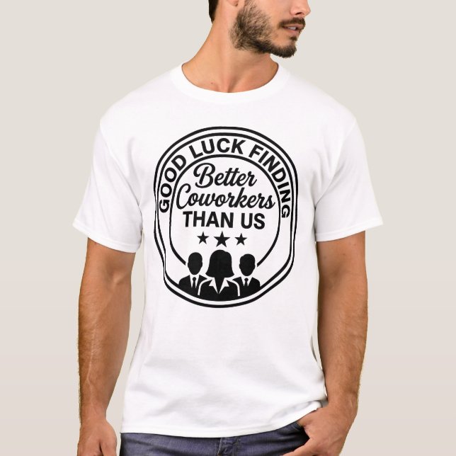 Camisa de Despedida Engraçada para Colega de Traba (Frente)