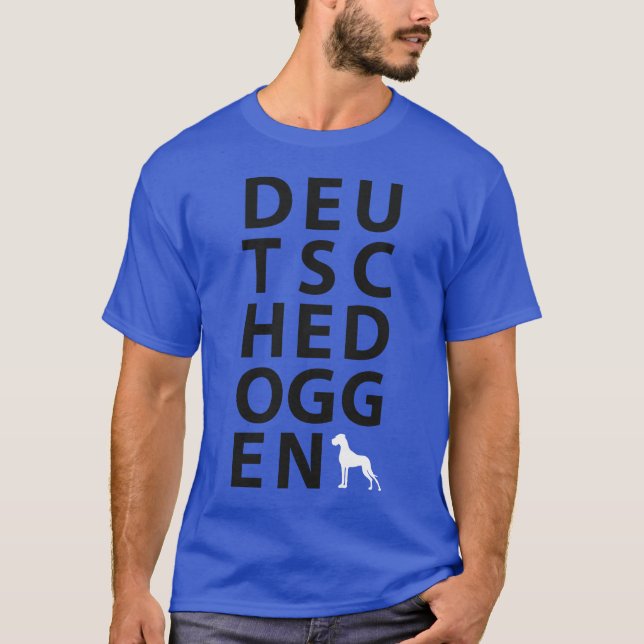 Camisa de Deutsche Doggen (Frente)