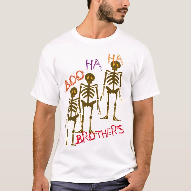 Camisa de Dia das Bruxas Boo Ha - Teto dos Irmãos  (Frente)