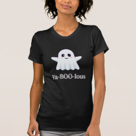 Camisa de Dia das Bruxas Fantasma Bonita