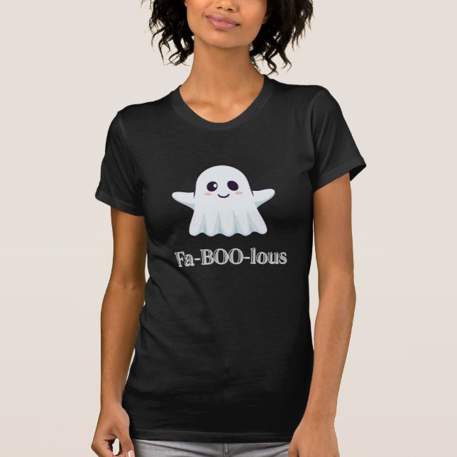 Camisa de Dia das Bruxas Fantasma Bonita (Frente)