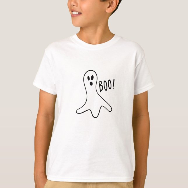 Camisa de Dia das Bruxas Ghost Galloween (Frente)