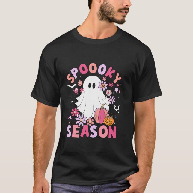 Camisa de Dia das Bruxas Spooky (Frente)