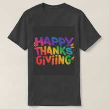 Camisa de Dia de Ação de Graças Feliz Personalizáv