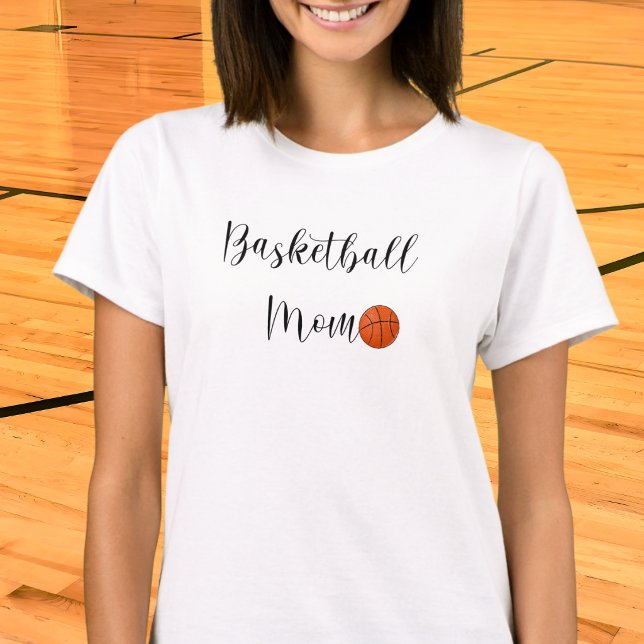 Camisa de Dia de Jogo da Mãe de Basquete em Letra  (Criador carregado)