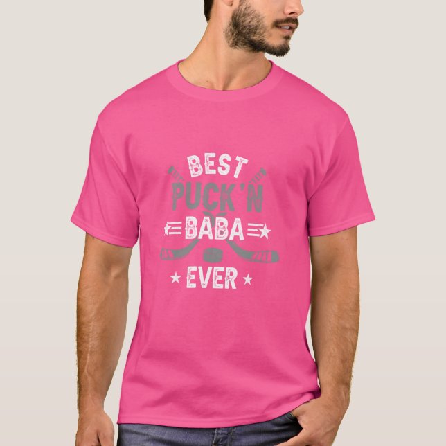 Camisa de Dia de os pais engraçada Melhor Puck n B (Frente)
