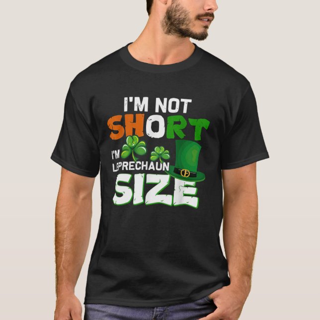 Camisa de Dia de São Patrício Engraçado do Leprech (Frente)