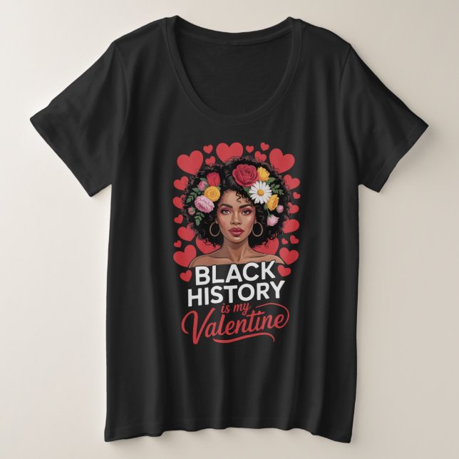 Camisa de Dia dos Namorados com Design de História (Frente do Design)