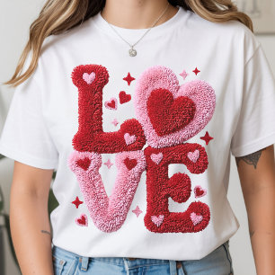 Camisa de Dia dos Namorados de Fio Falso Fofa Pres