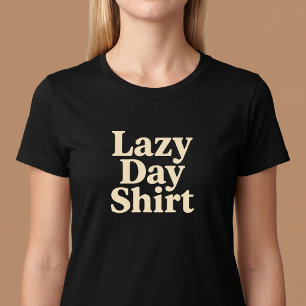 Camisa de Dia Preguiçoso Confortável