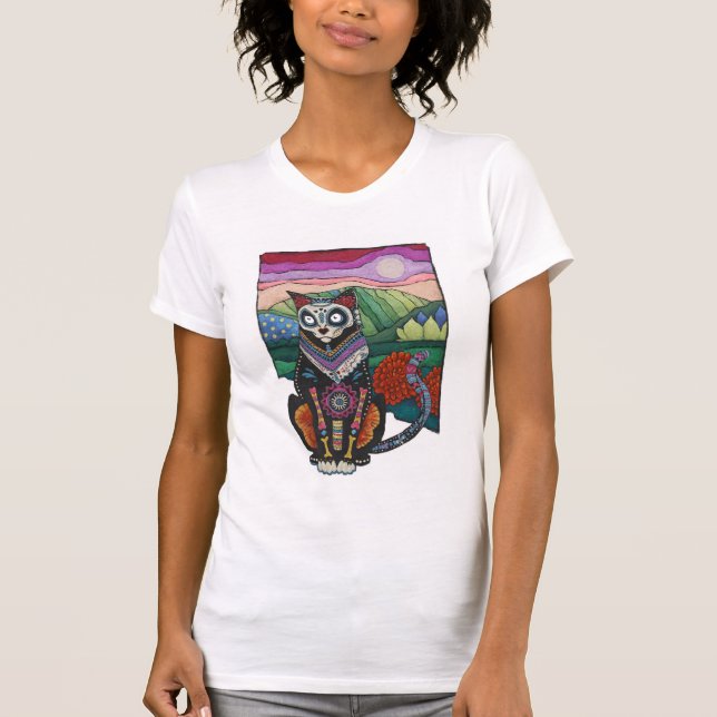 Camisa de Diâmetro de los Muertos Gato (Frente)