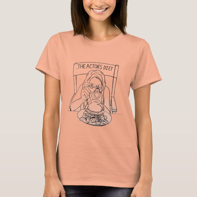 Camisa de Dieta do Ator (Damas) (Frente)