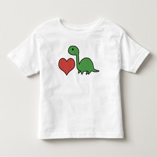 Camisa de Dino do bebê (Frente)